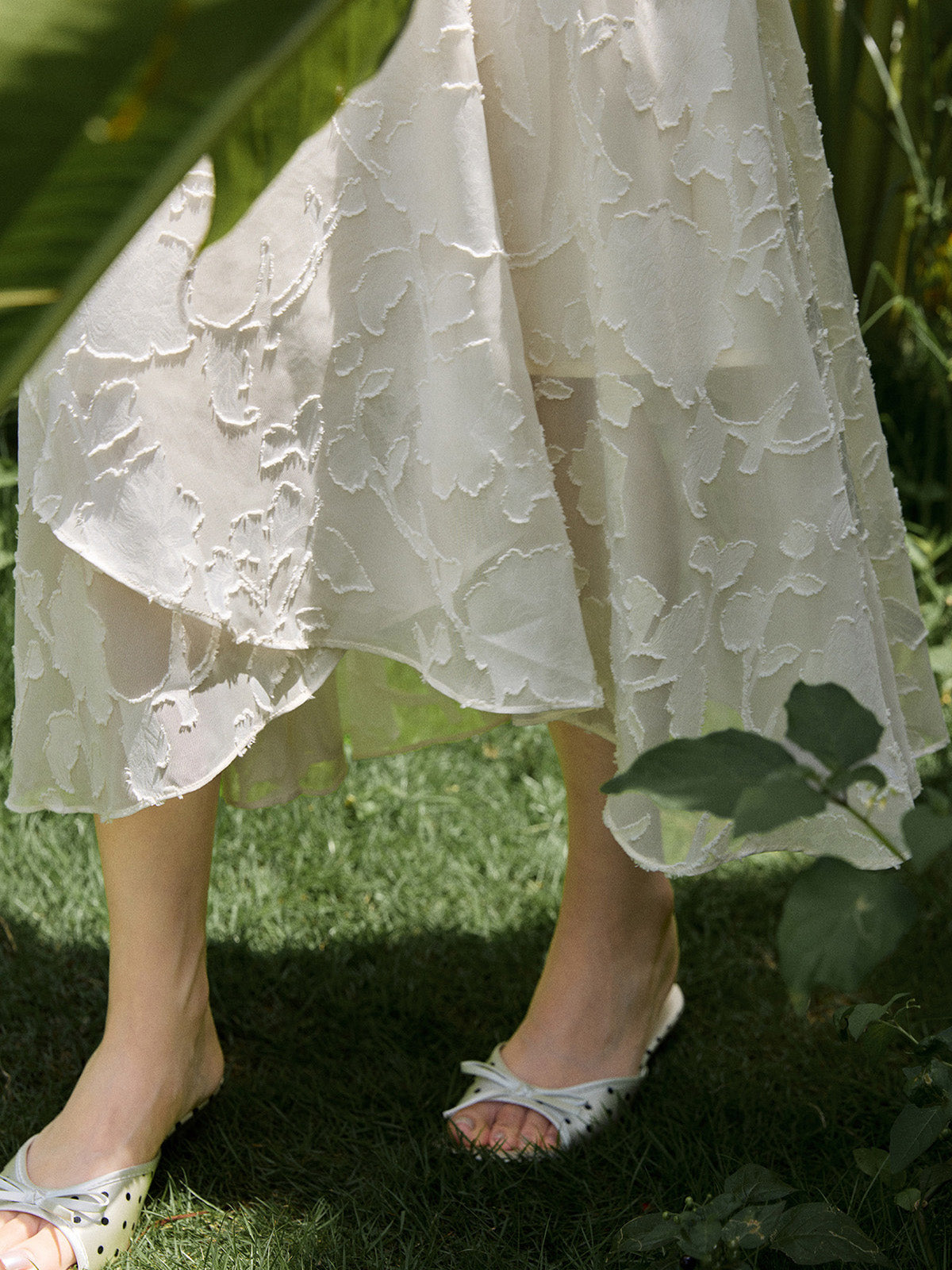 Apricot Midi Dress Featuring Cinched Waist and Short Sleeves